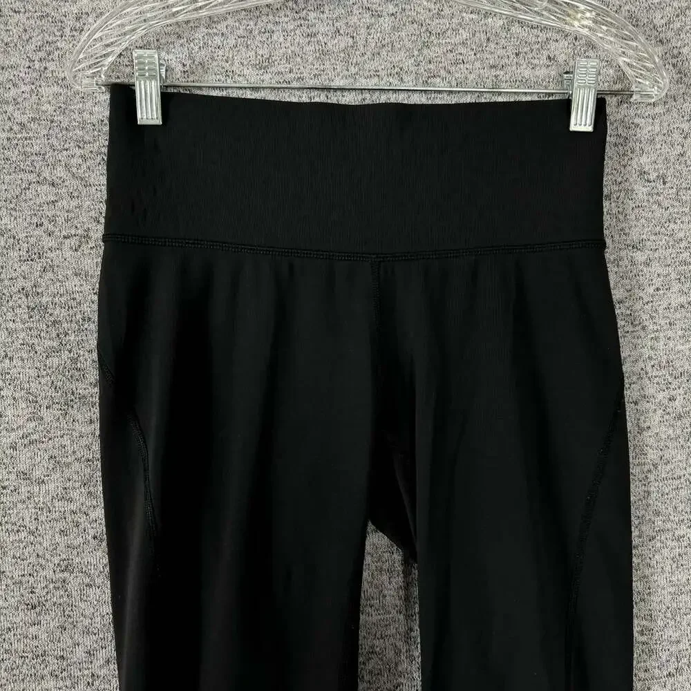Lululemon Women's 8 Black Nylon 7/8 Compression Activewear Tights